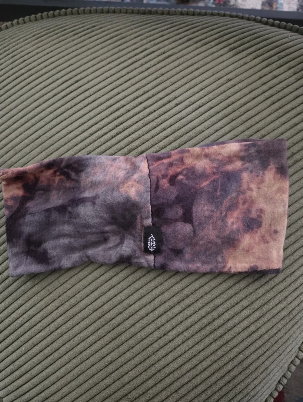 FREE PEOPLE Tie-Dye Knotted Headband in Purple and Pink - Picture 3 of 3